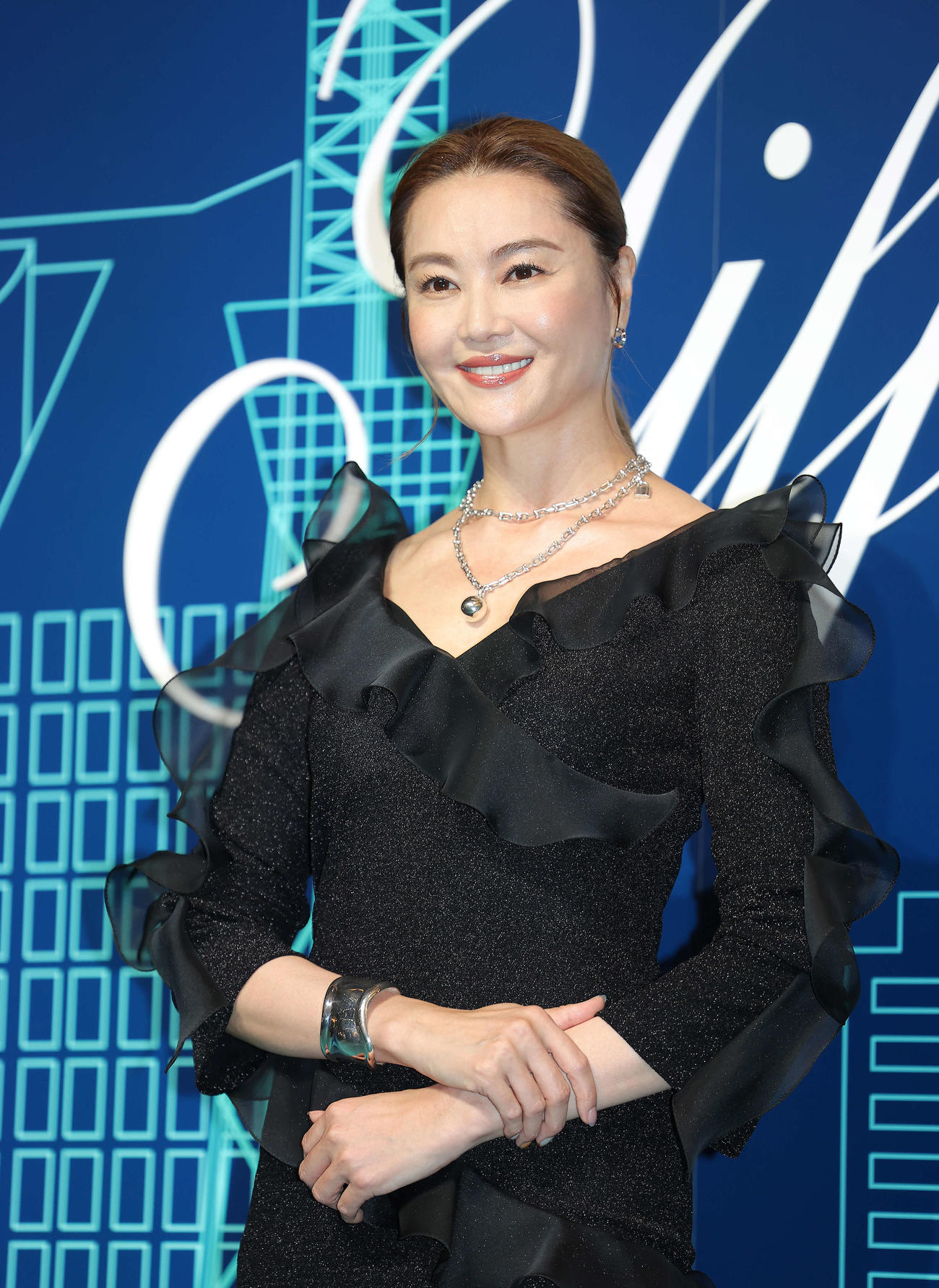 ティファニー表参道オープニングイベントに臨む観月ありさ（撮影・河田真司）