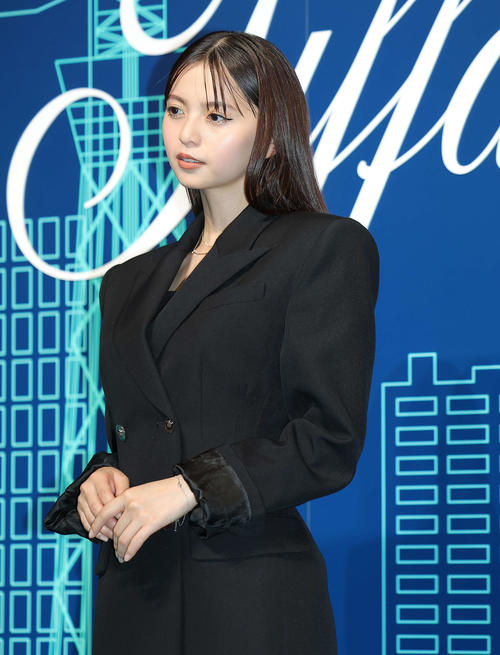 ティファニー表参道オープニングイベントに臨む齋藤飛鳥（撮影・河田真司）