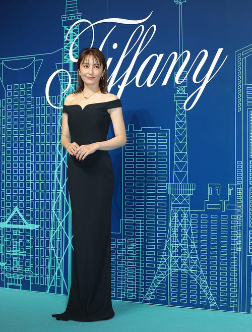 ティファニー表参道オープニングイベントに臨む矢田亜希子（撮影・河田真司）