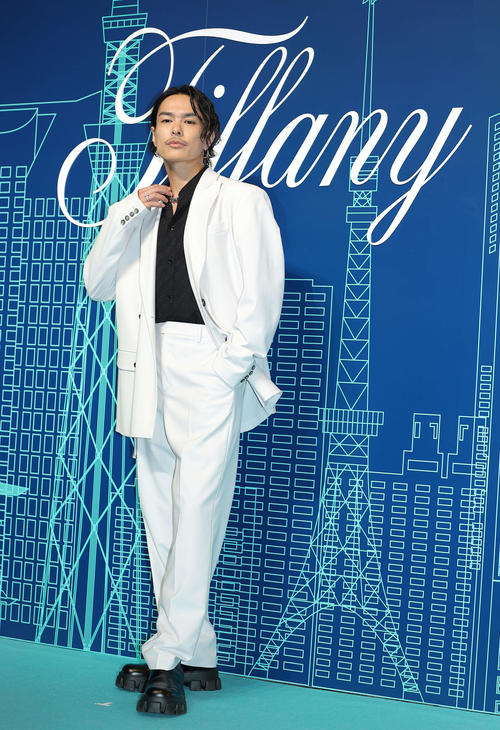ティファニー表参道オープニングイベントに臨む今市隆二（撮影・河田真司）