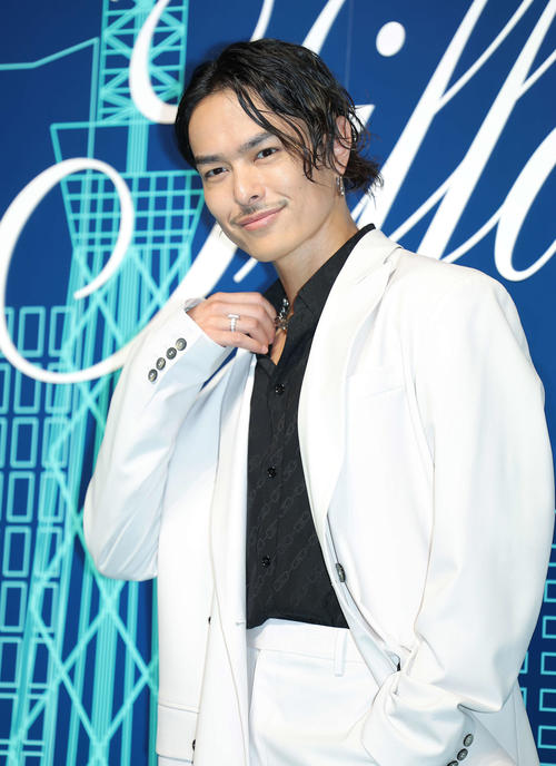 ティファニー表参道オープニングイベントに臨む今市隆二（撮影・河田真司）