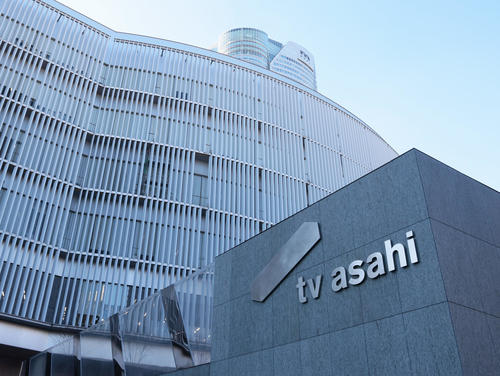 六本木のテレビ朝日本社