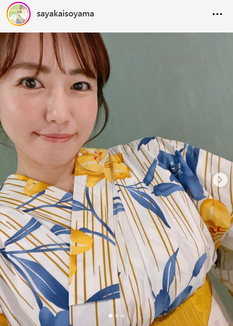 磯山さやかのインスタグラムから