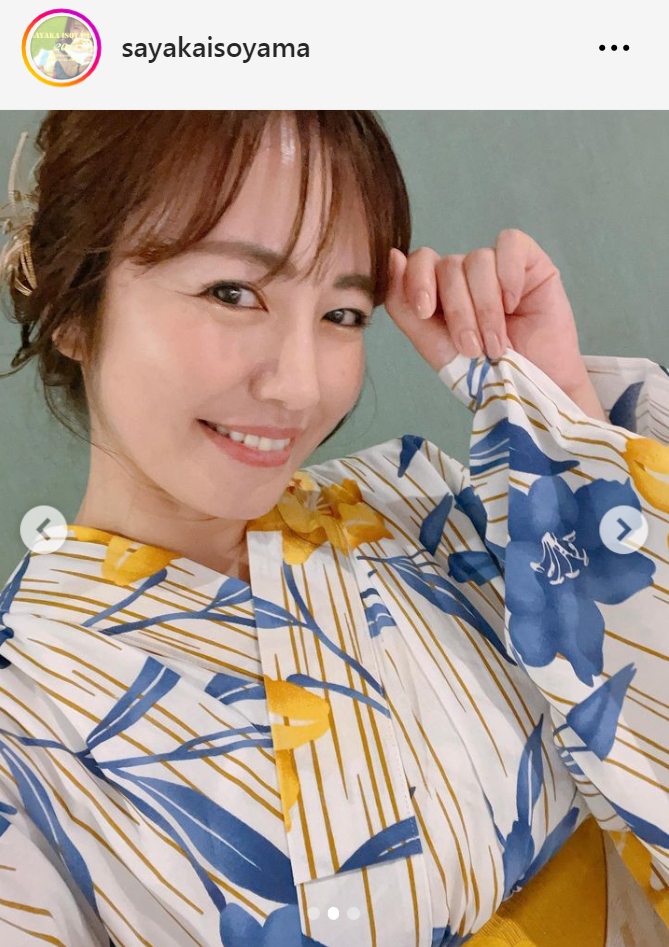 磯山さやかのインスタグラムから