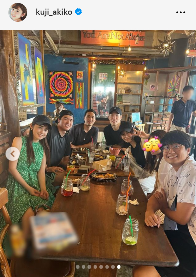 久慈暁子のインスタグラムから