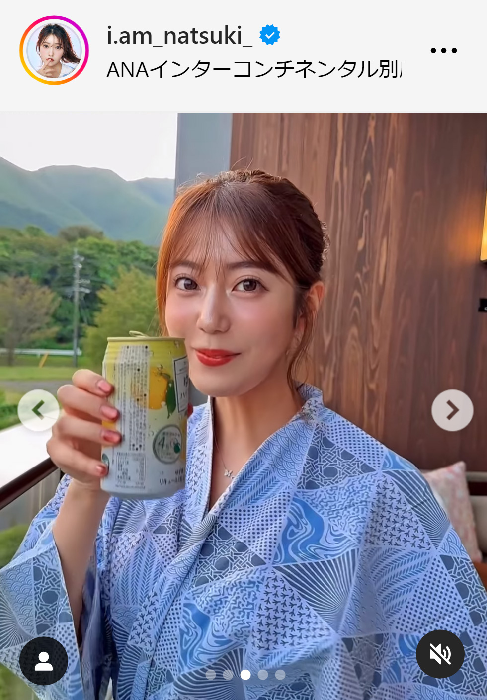阿部なつきのインスタグラムから