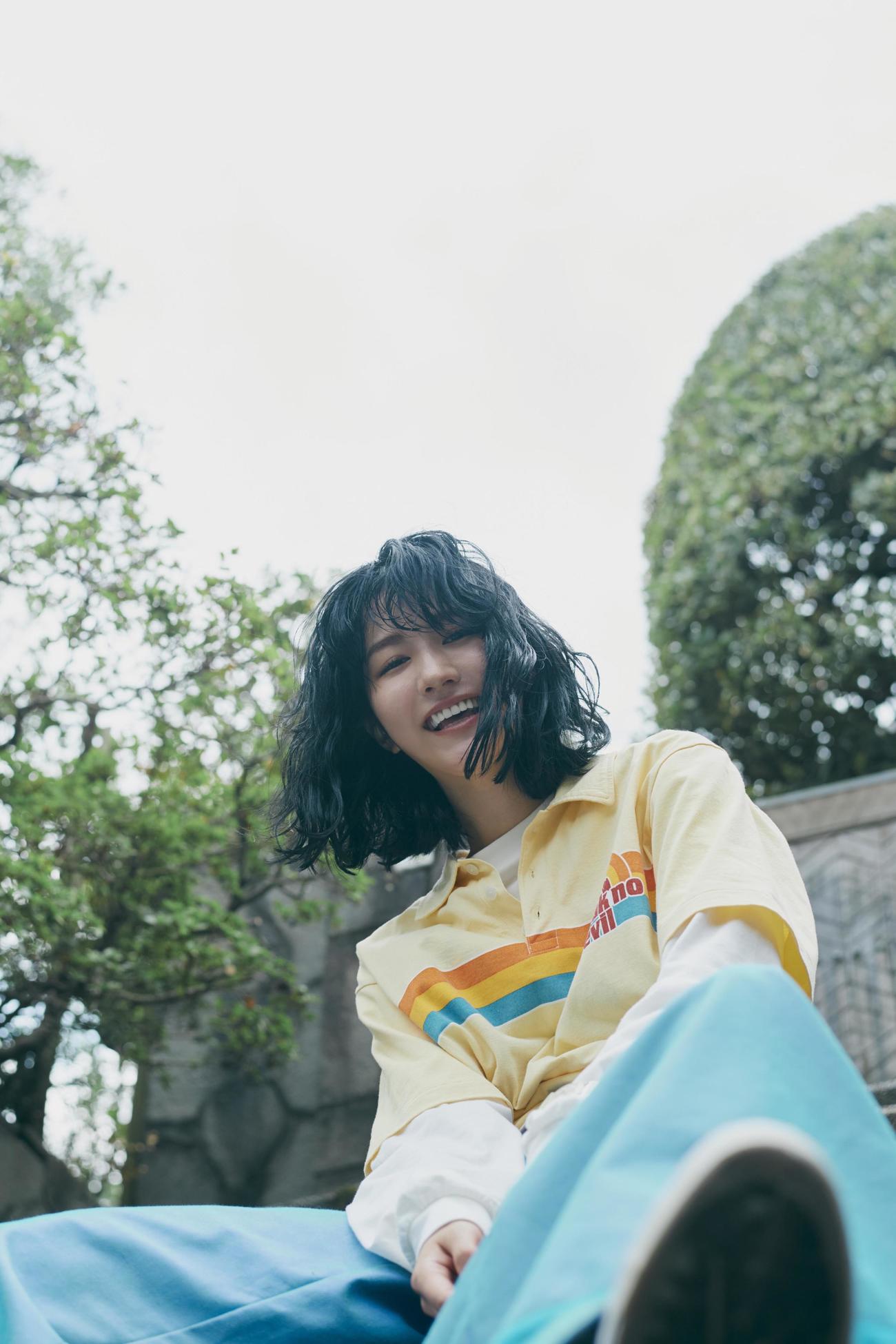 櫻坂46土生瑞穂ファーストフォトブックの先行カット（撮影・三瓶康友）