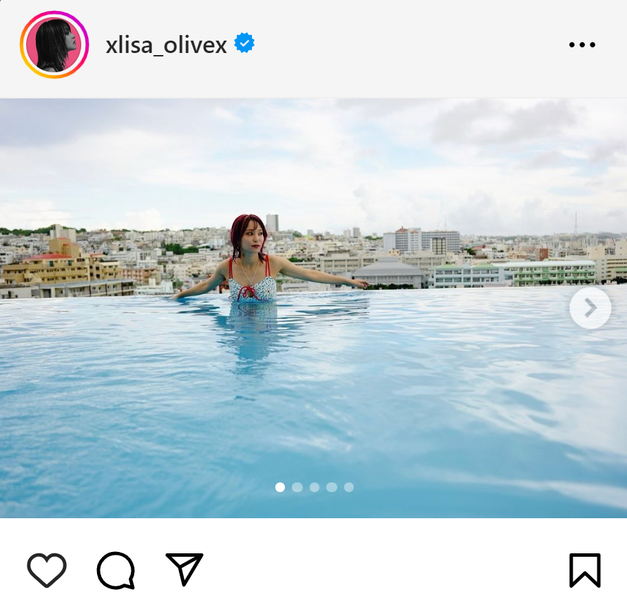 LiSAのインスタグラムから