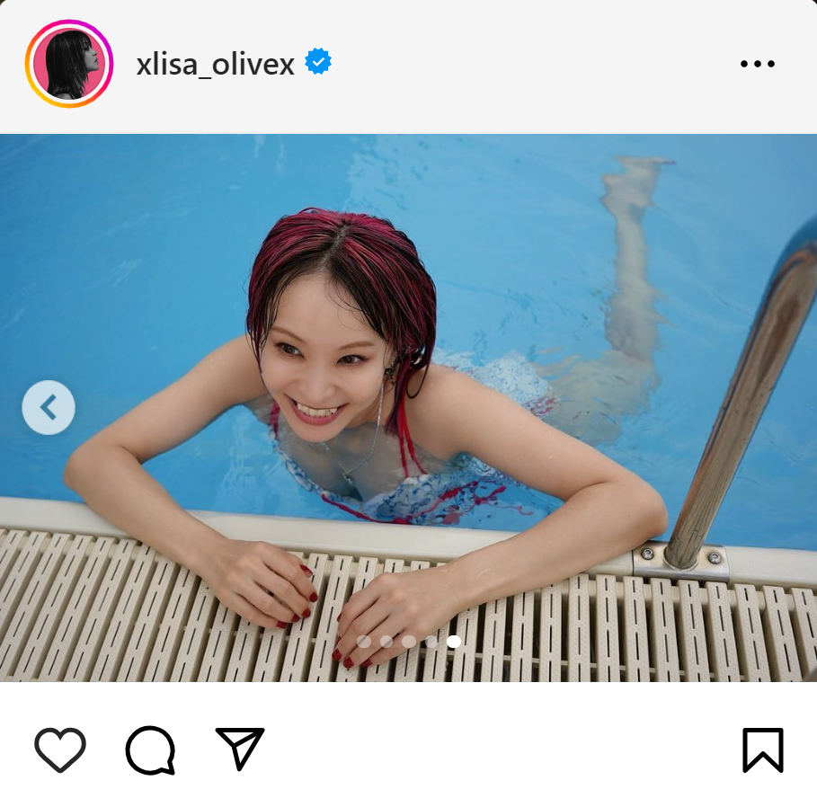 LiSAのインスタグラムから