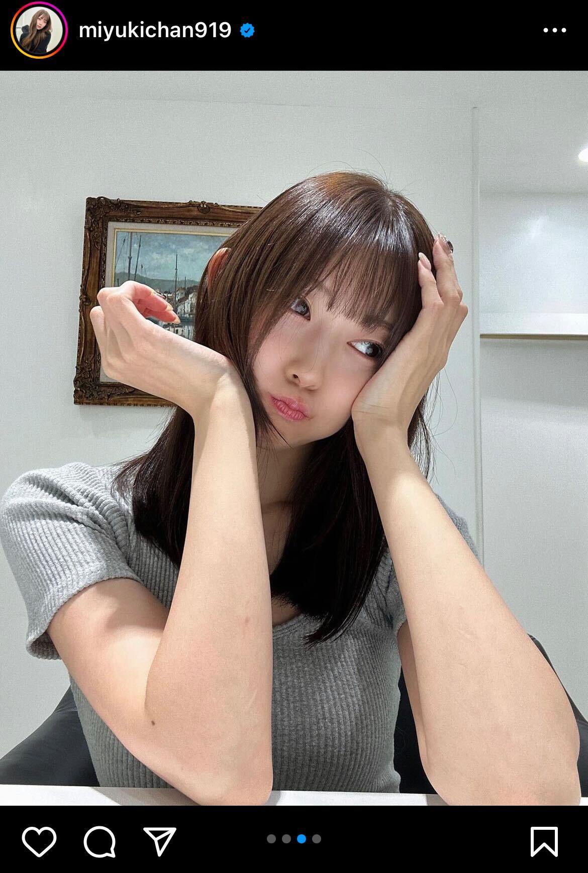 渡辺美優紀インスタグラムから