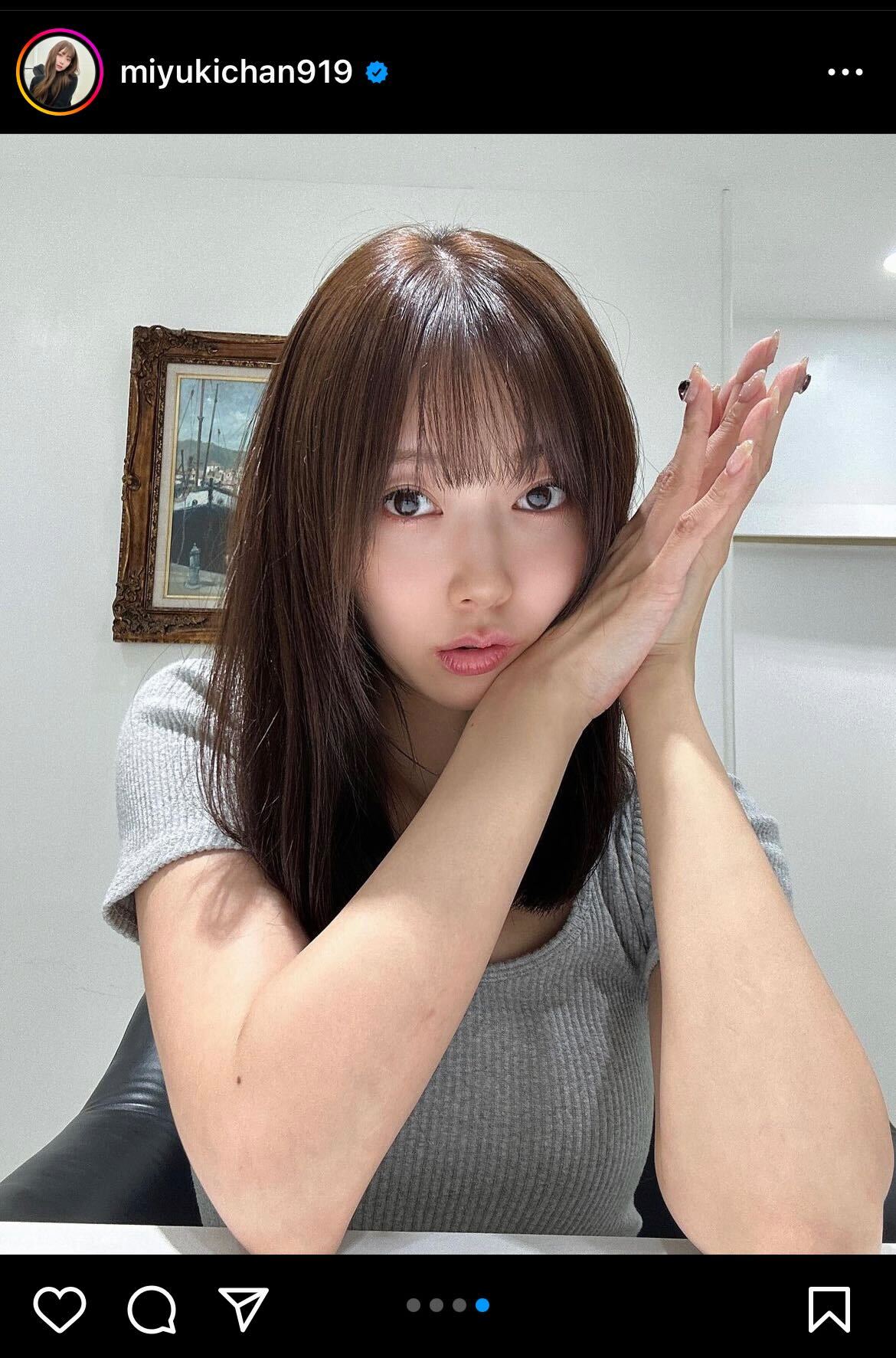 渡辺美優紀インスタグラムから
