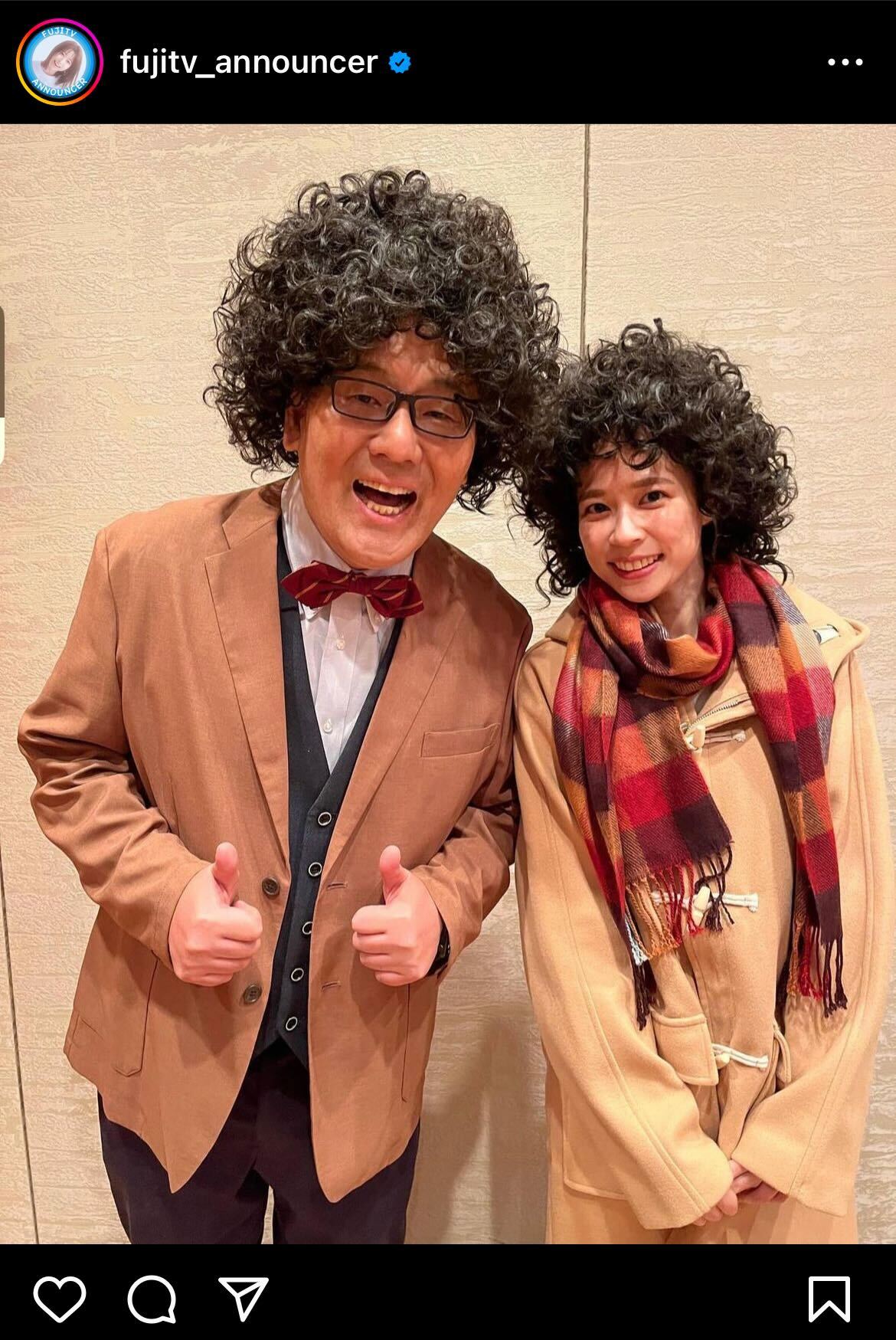 フジテレビアナウンサー公式インスタグラムから