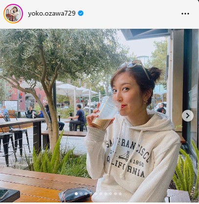 小澤陽子アナウンサーのインスタグラムから