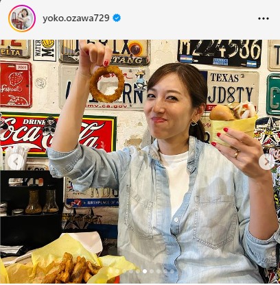 小澤陽子アナウンサーのインスタグラムから