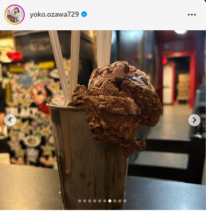小澤陽子アナウンサーのインスタグラムから