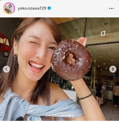 小澤陽子アナウンサーのインスタグラムから
