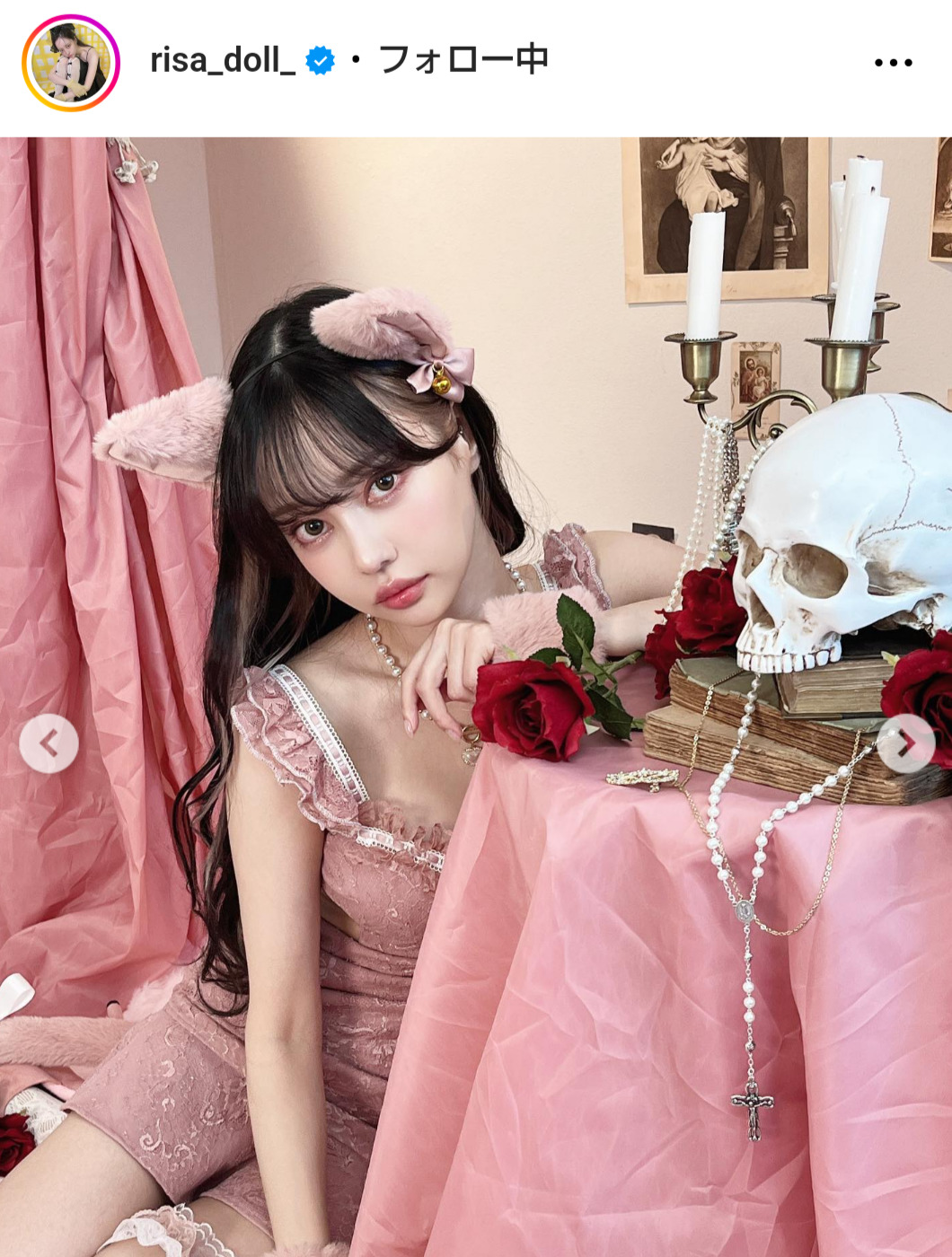 中村里砂のインスタグラムから
