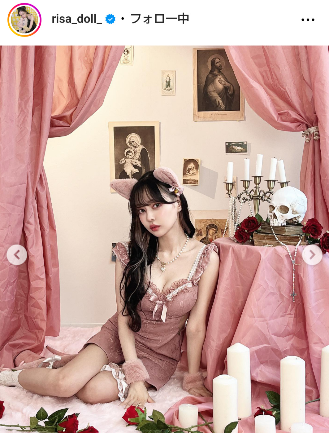 中村里砂のインスタグラムから