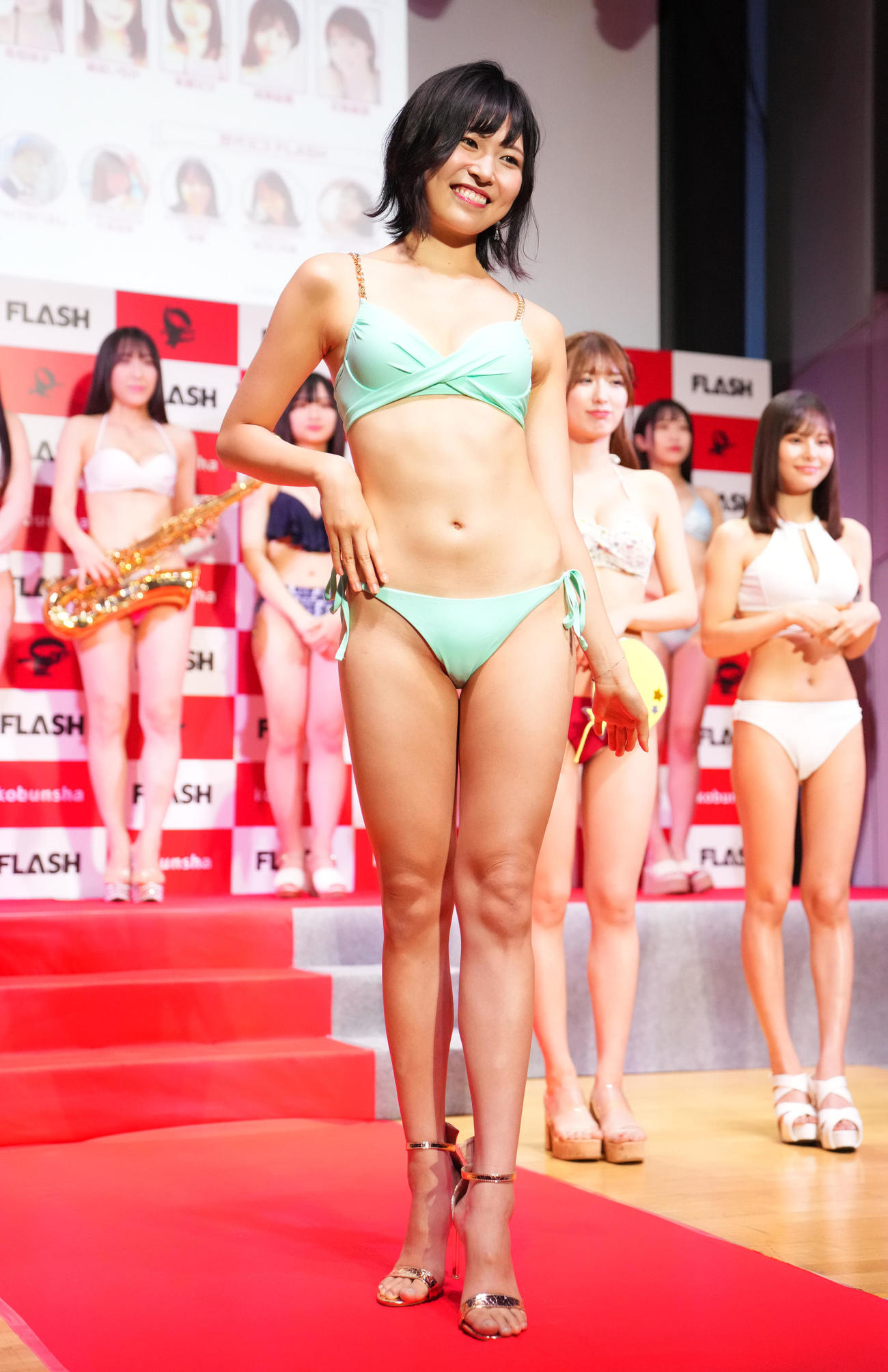 ミスFLASHファイナリストに選ばれた永野蘭（撮影・横山健太）
