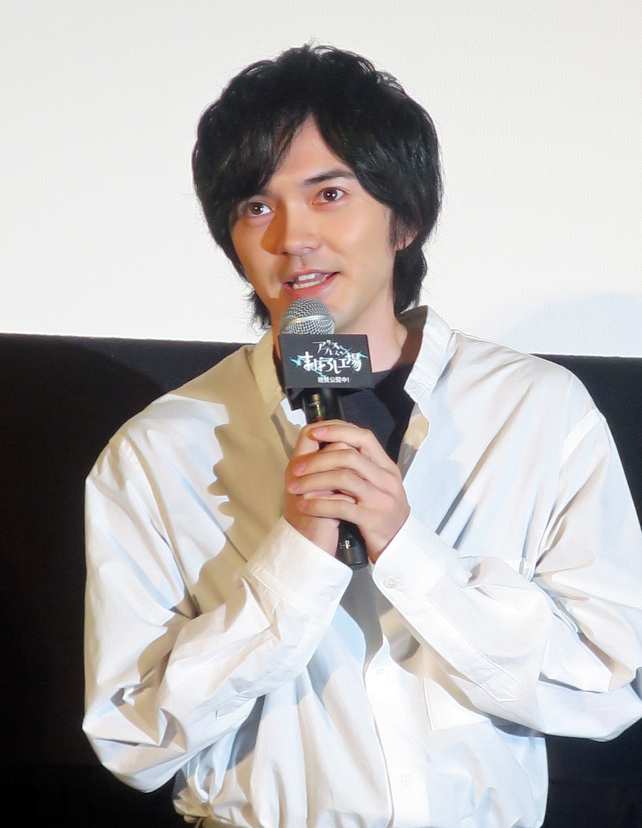 映画「アリスとテレスのまぼろし工場」公開記念舞台あいさつに登壇した林遣都
