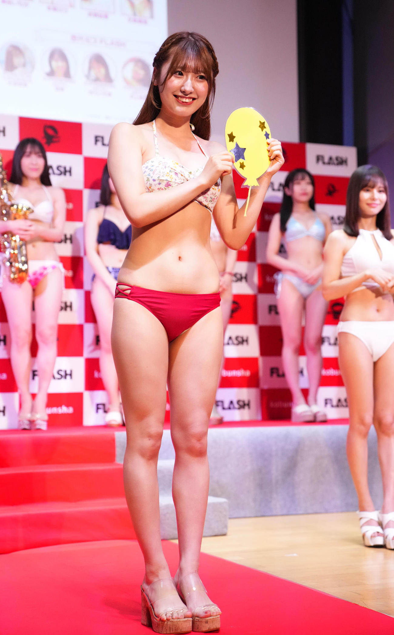 ミスFLASHファイナリストに選ばれた由利美桜（撮影・横山健太）