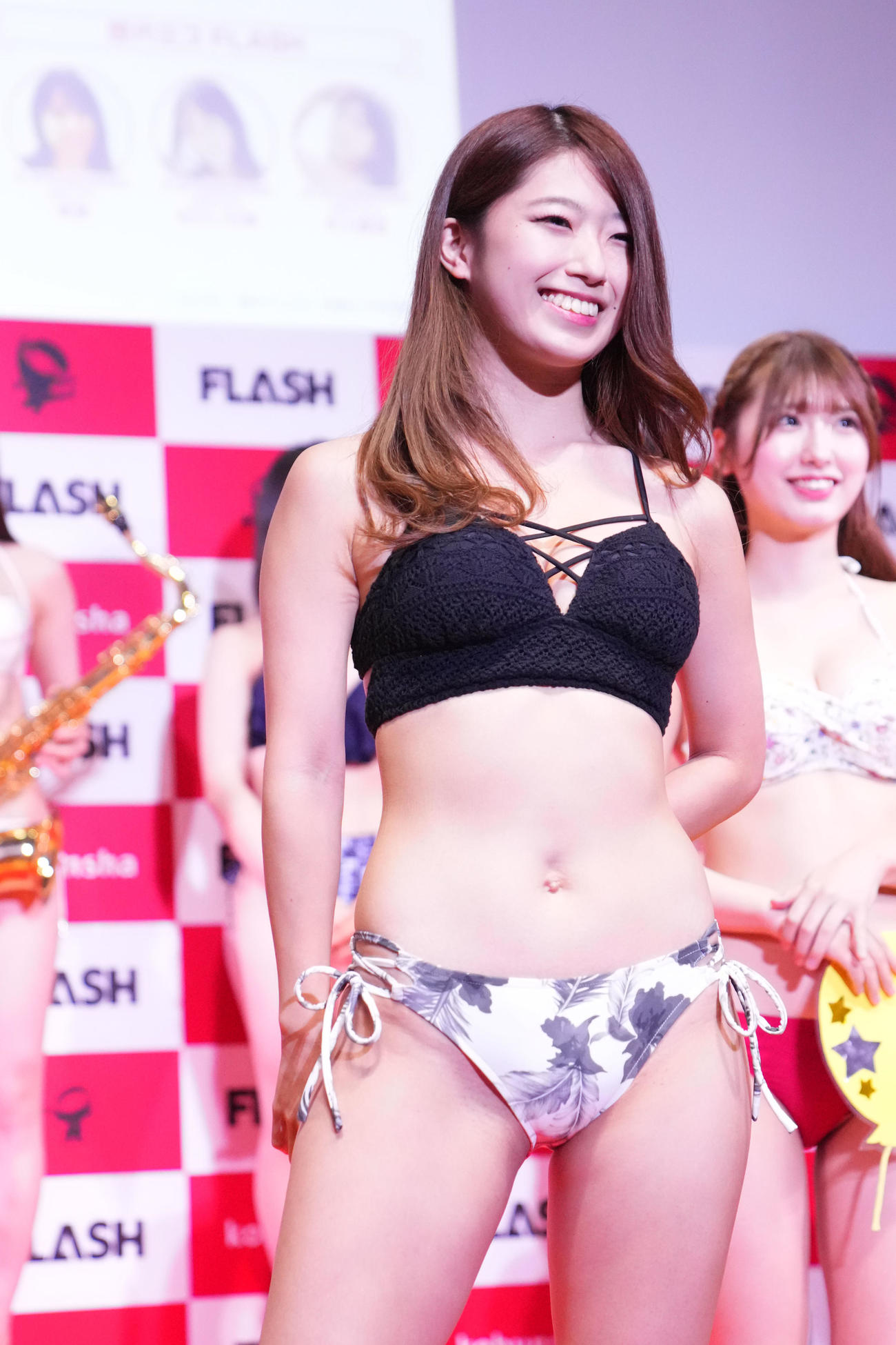 ミスFLASHファイナリストに選ばれた佐伯桃子（撮影・横山健太）