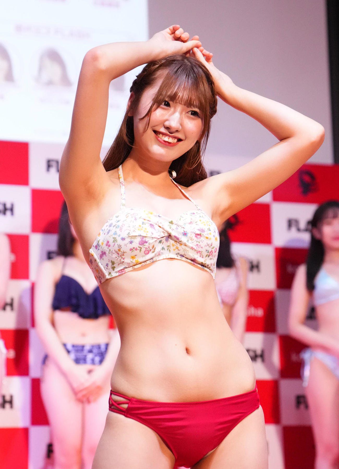 ミスFLASHファイナリストに選ばれた由利美桜（撮影・横山健太）
