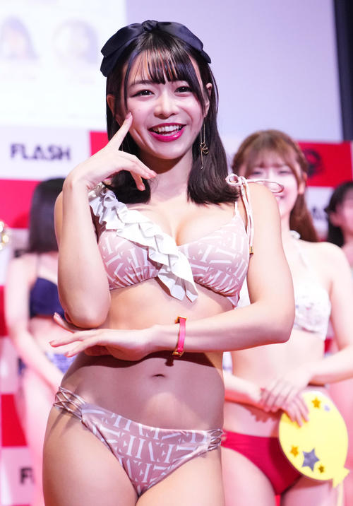 ミスFLASHファイナリストに選ばれた織田いちか(撮影・横山健太)