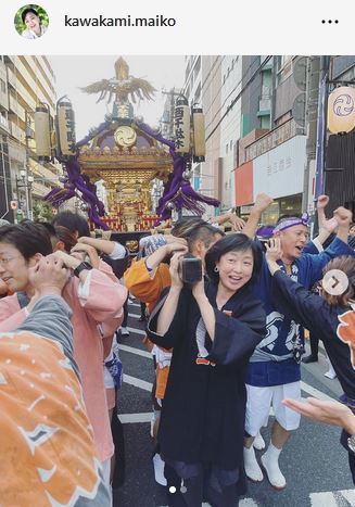 川上麻衣子のインスタグラムから