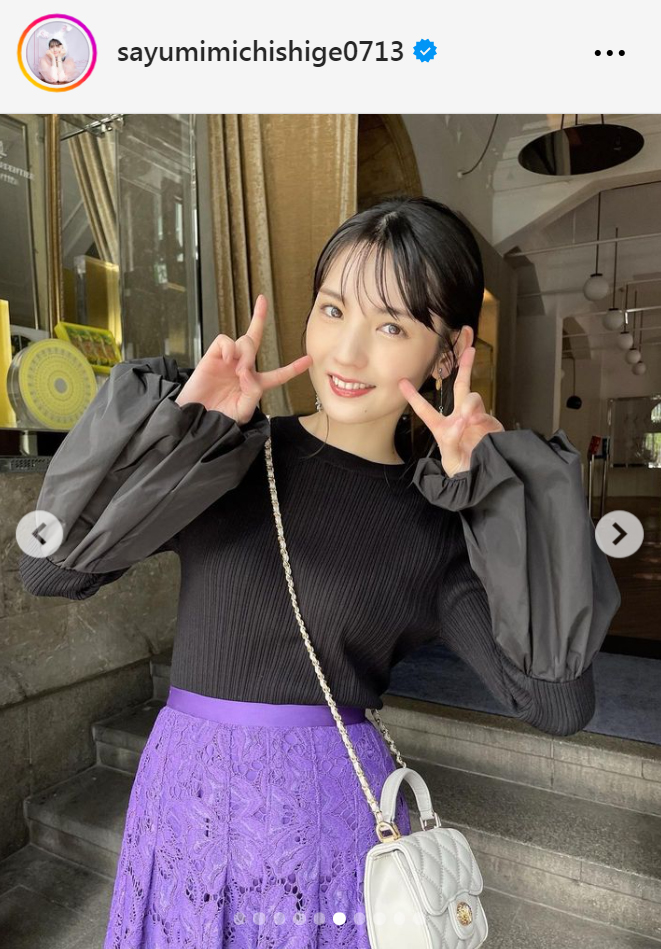 道重さゆみのインスタグラムから