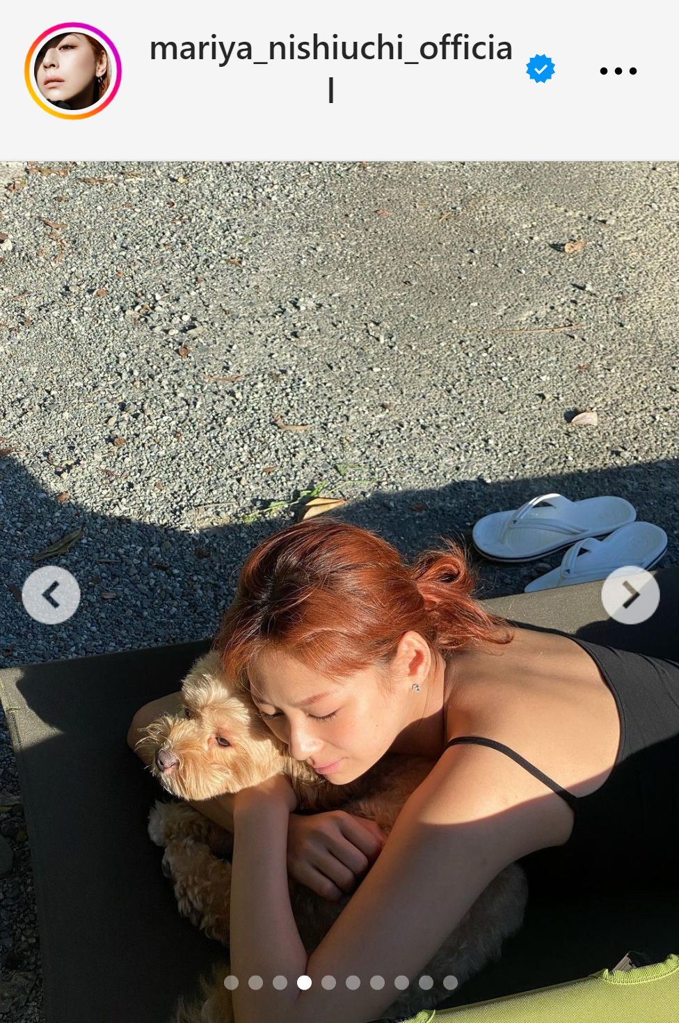 西内まりやのインスタグラムから