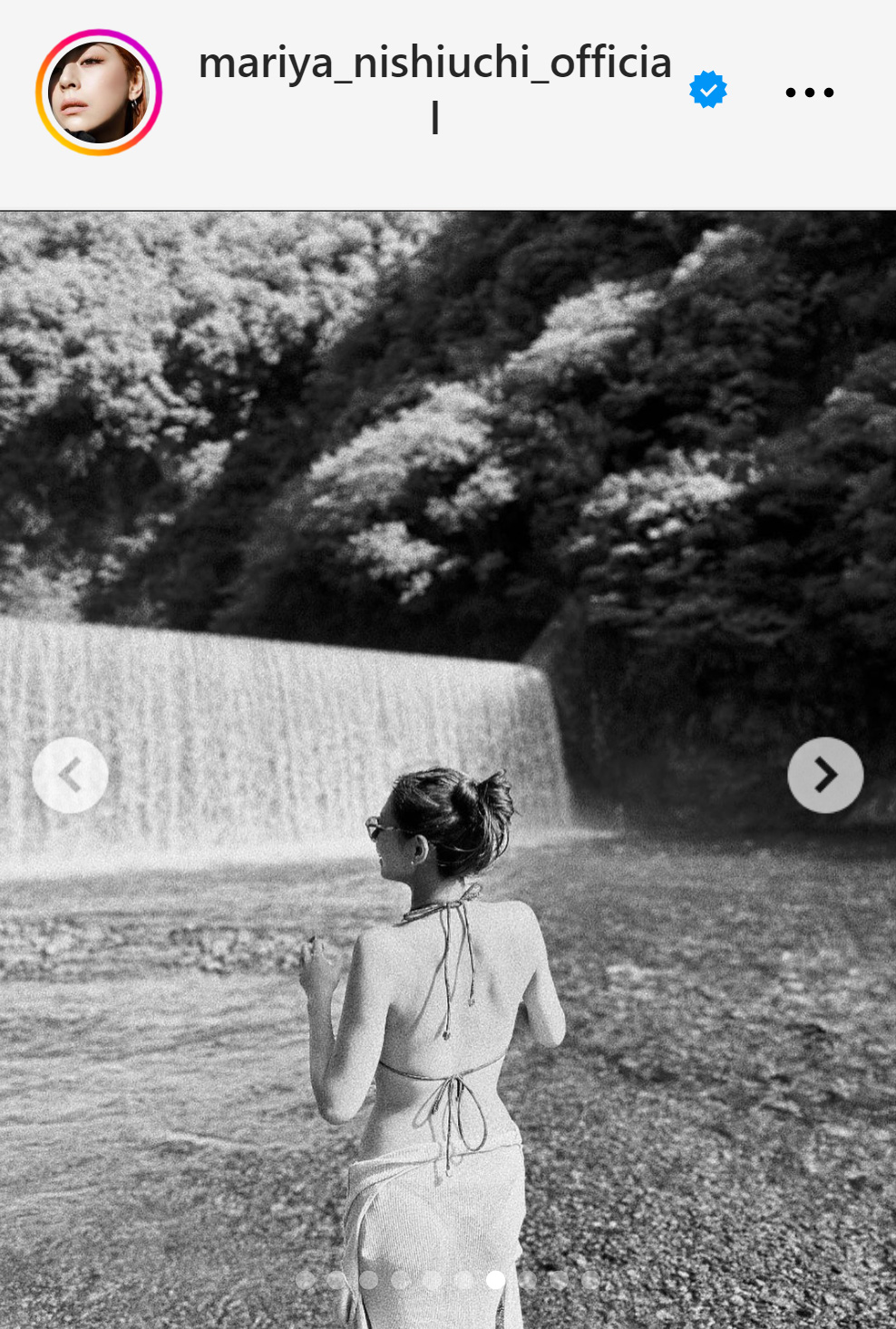 西内まりやのインスタグラムから