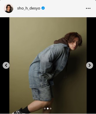 平野紫耀のインスタグラムから
