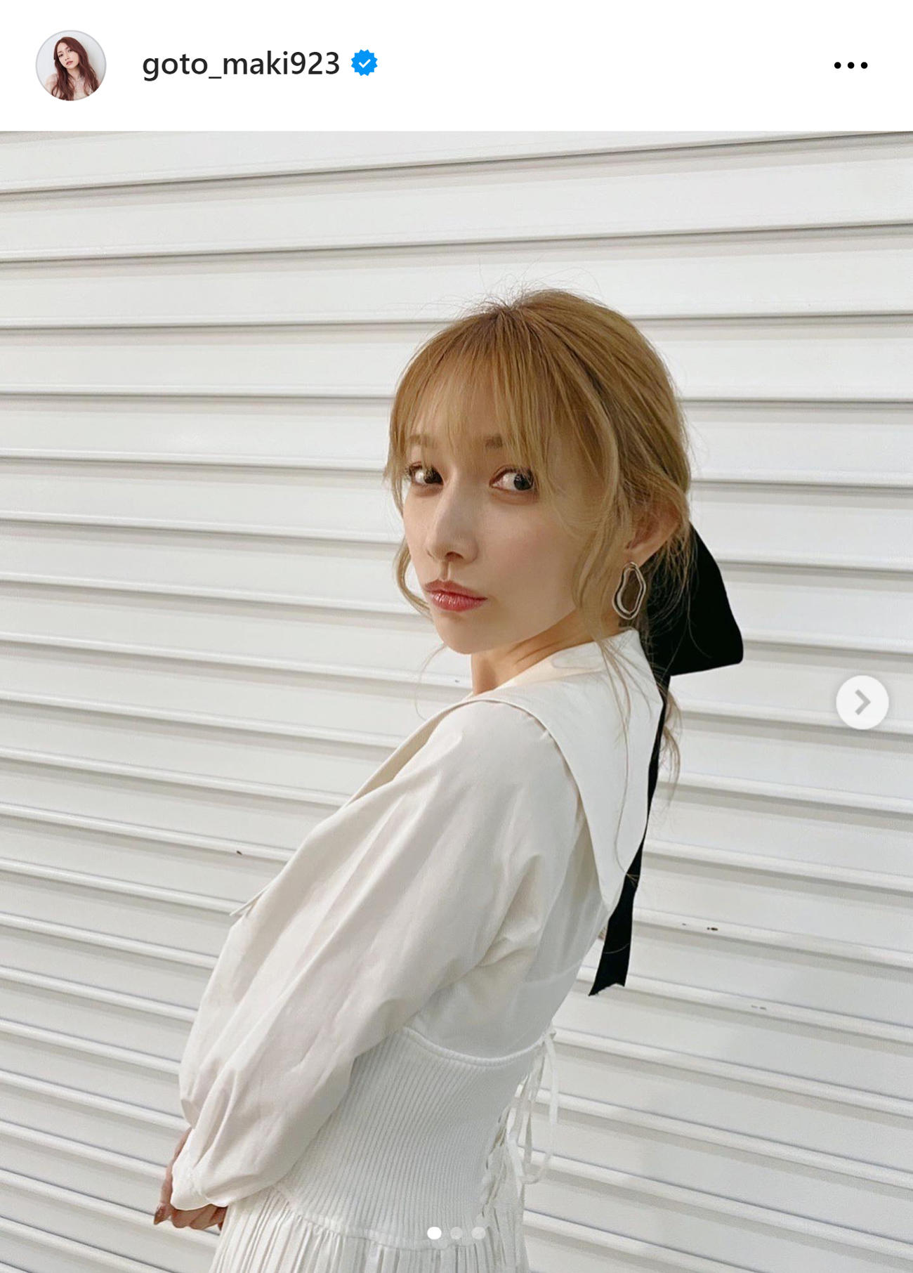 後藤真希のインスタグラムから