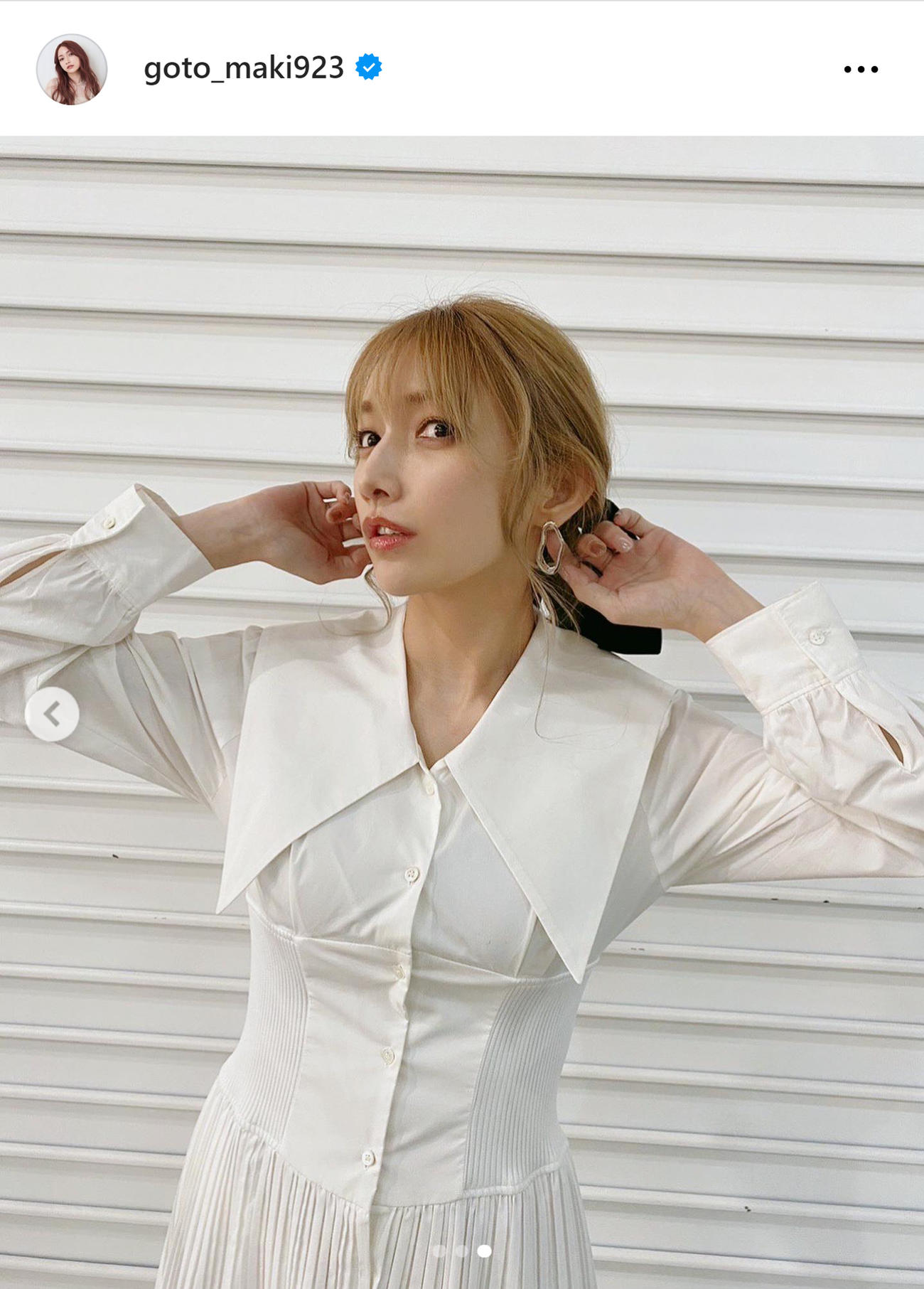 後藤真希のインスタグラムから