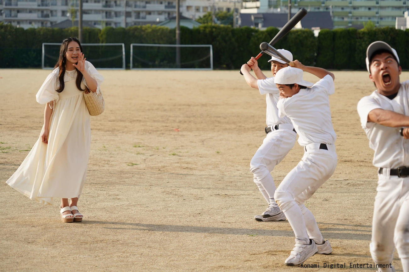 モバイルゲーム「パワフルプロ野球　栄冠ナイン　クロスロード」でウェブCM初出演を果たした宮城弥生