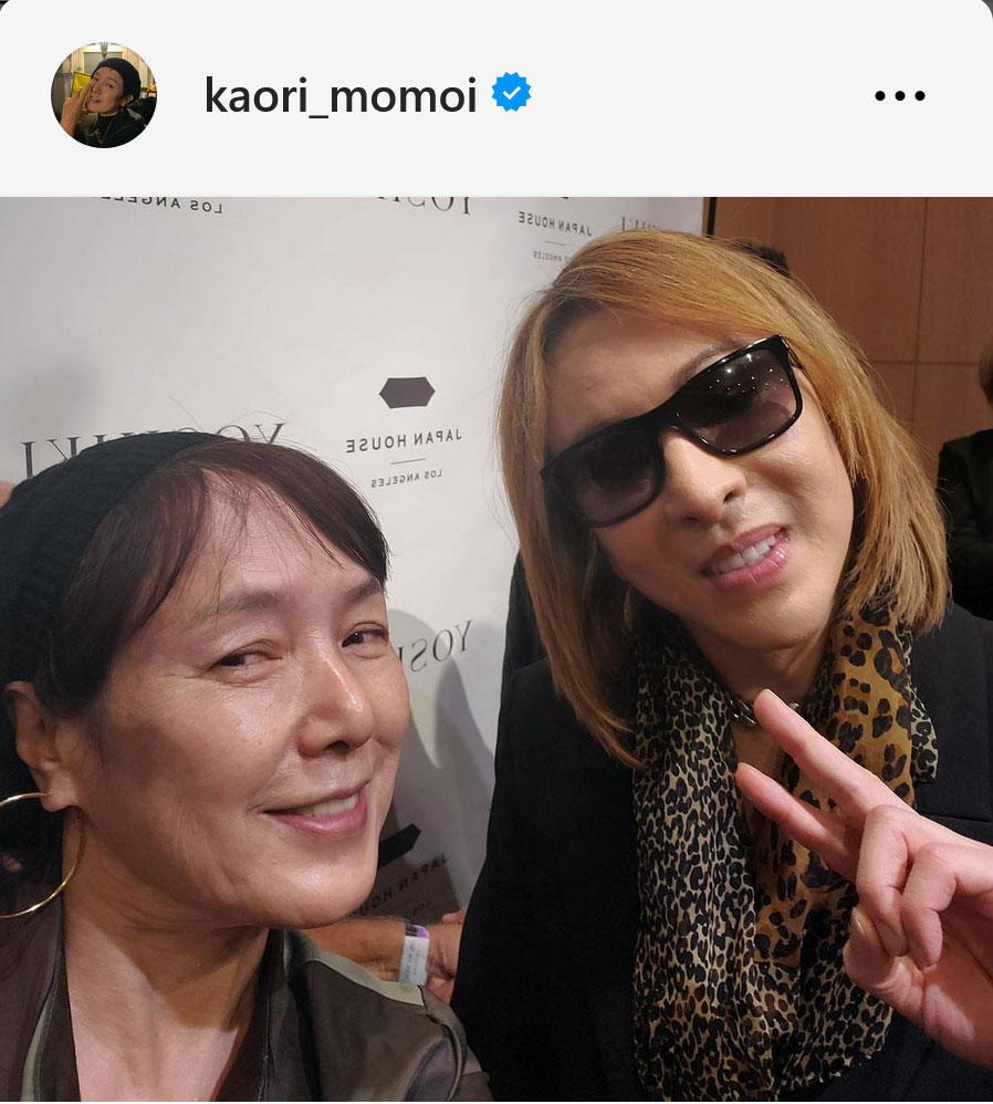 桃井かおりのインスタグラムから