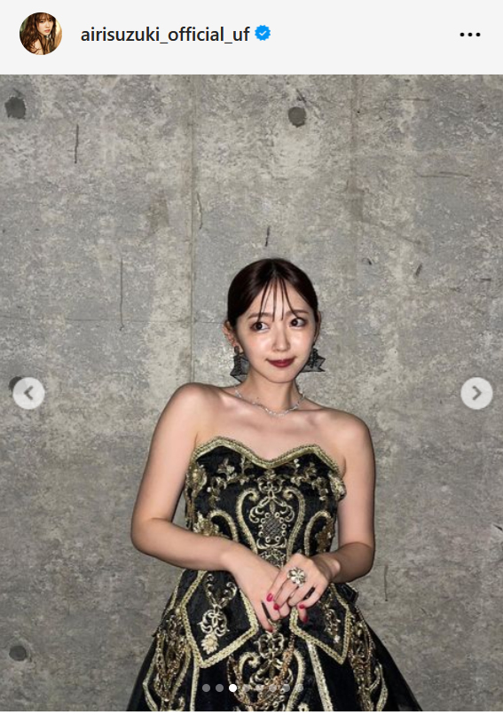 鈴木愛理のインスタグラムから