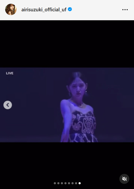 鈴木愛理のインスタグラムから