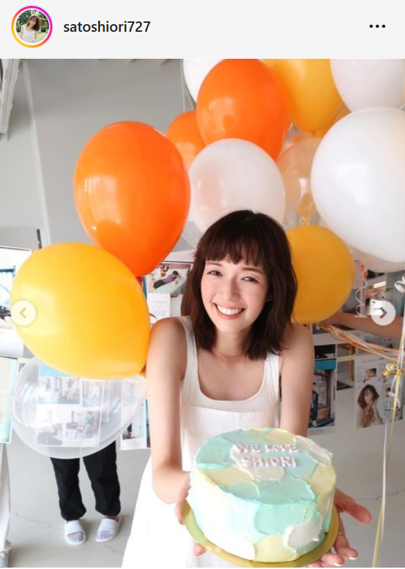 佐藤栞里のインスタグラムから