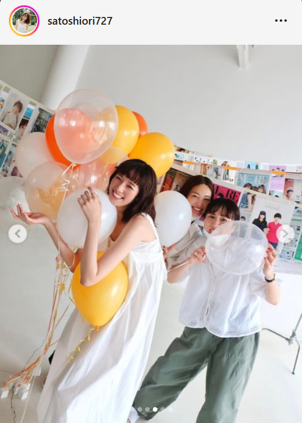 佐藤栞里のインスタグラムから