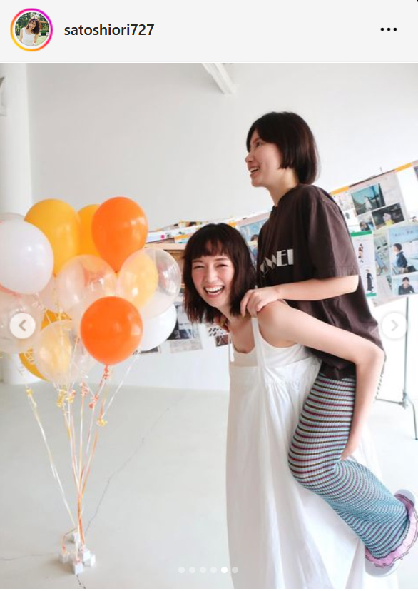 佐藤栞里のインスタグラムから