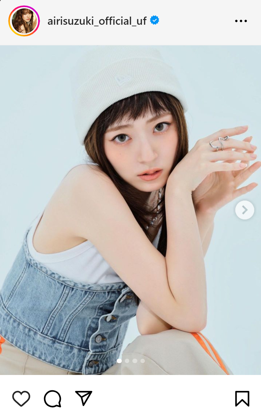 鈴木愛理のインスタグラムから