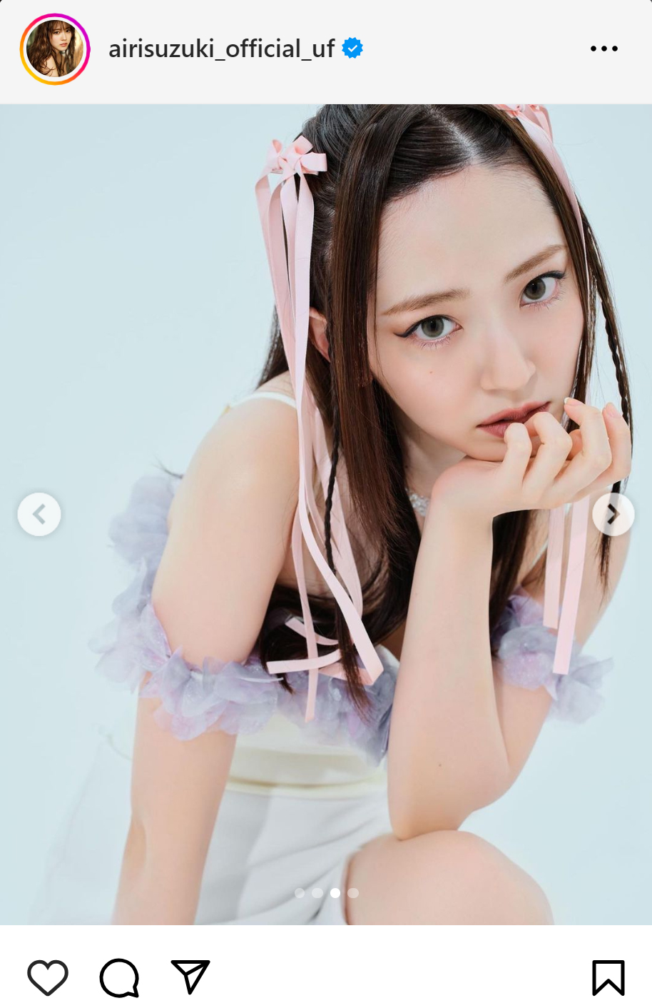 鈴木愛理のインスタグラムから