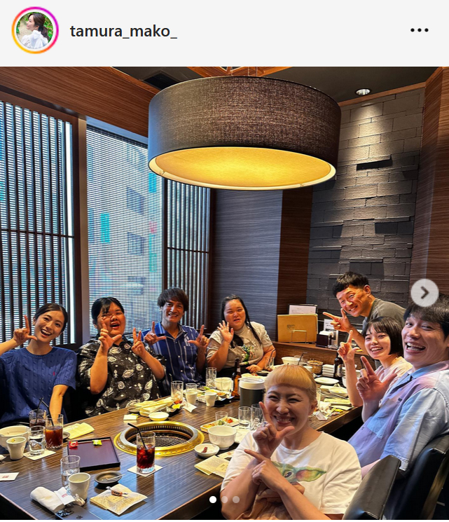 田村真子アナのインスタグラムから