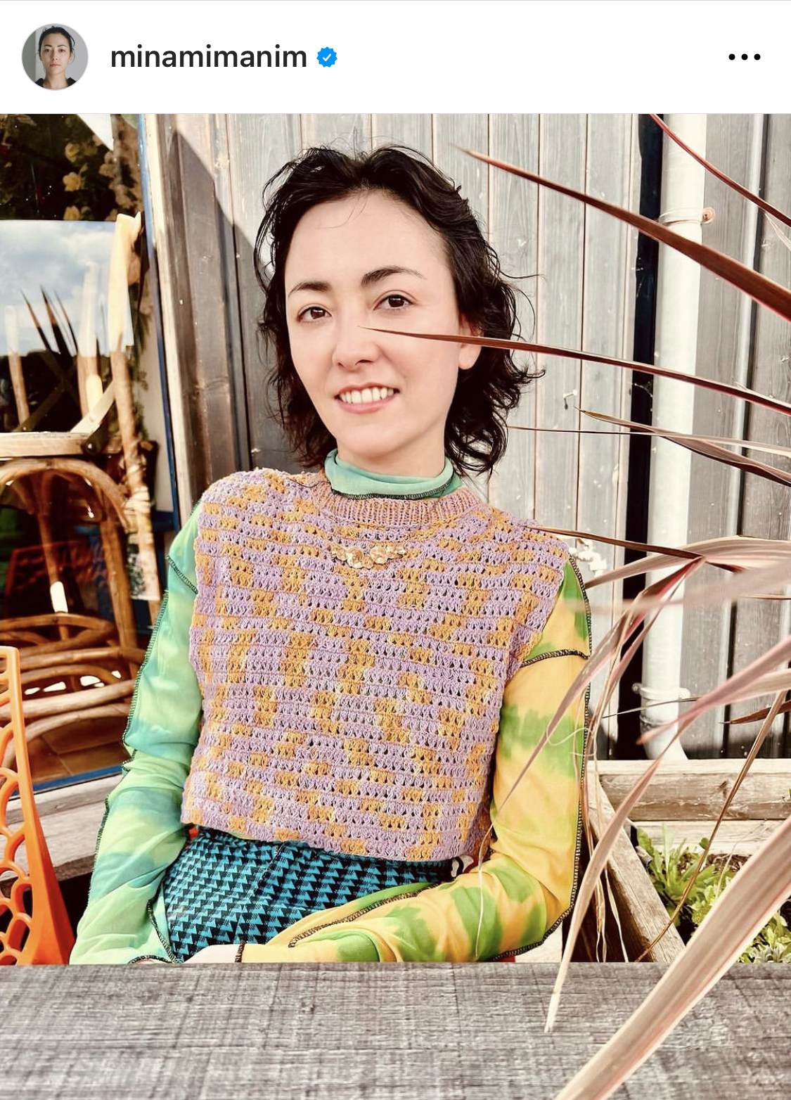 美波のインスタグラムから