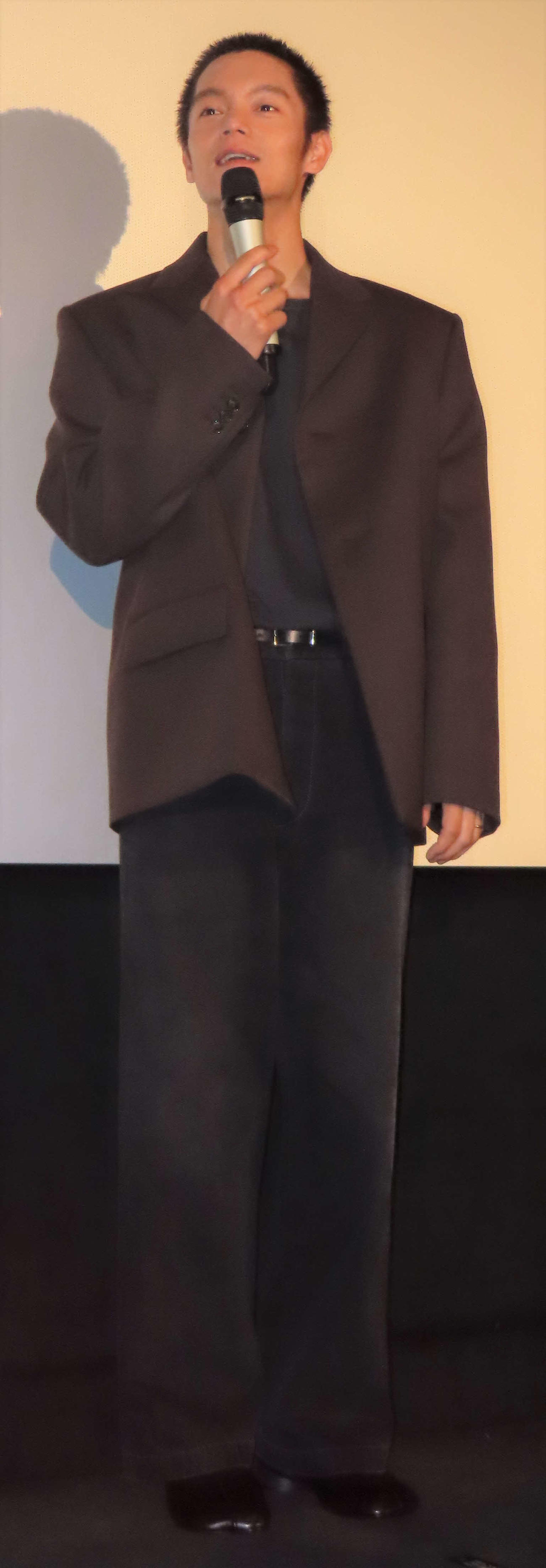 映画「スイート・マイホーム」の公開御礼イベントに登壇した窪田正孝