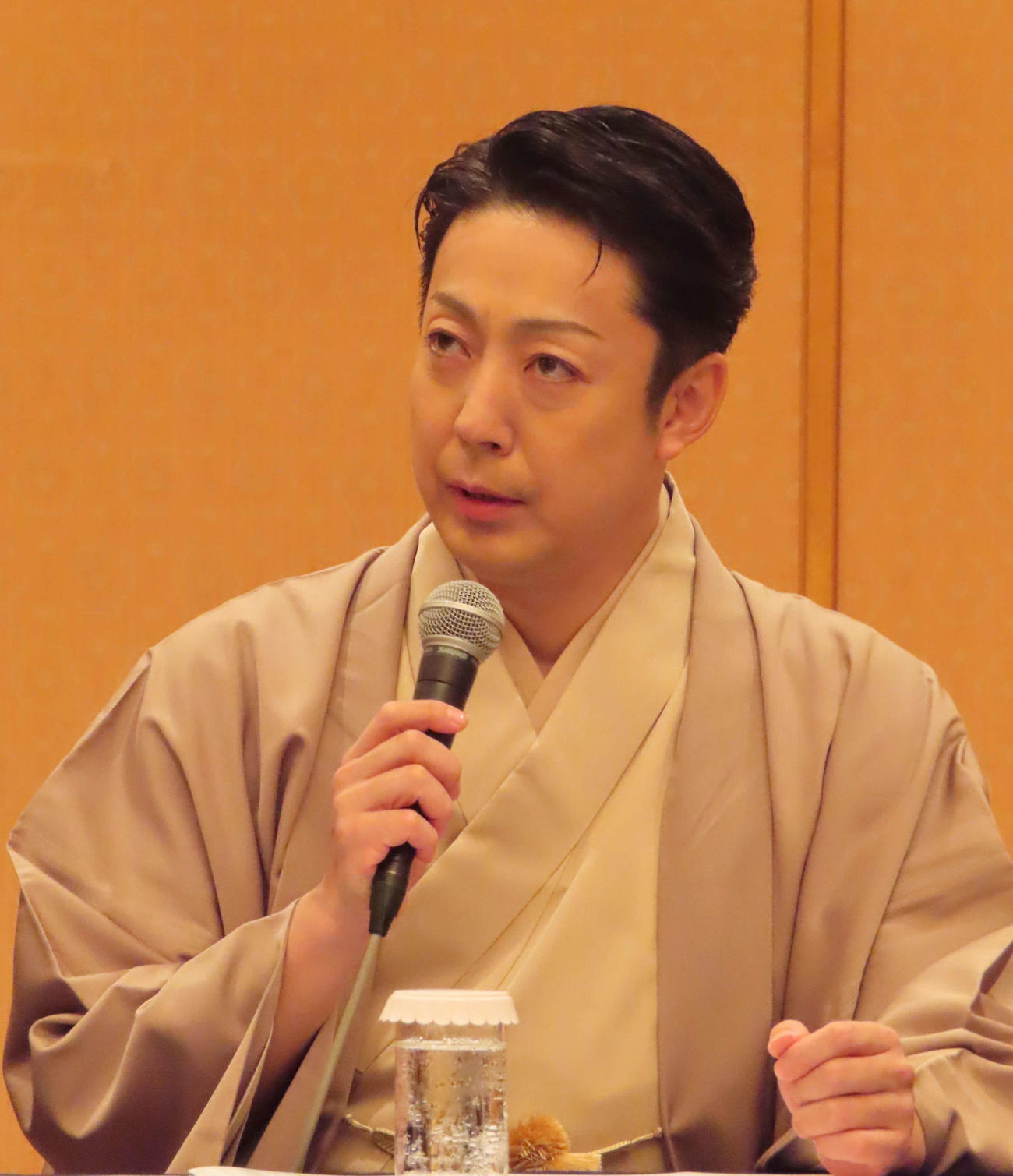 国立劇場10月歌舞伎公演「『妹背山婦女庭訓』第2部」の取材会に出席した尾上菊之助
