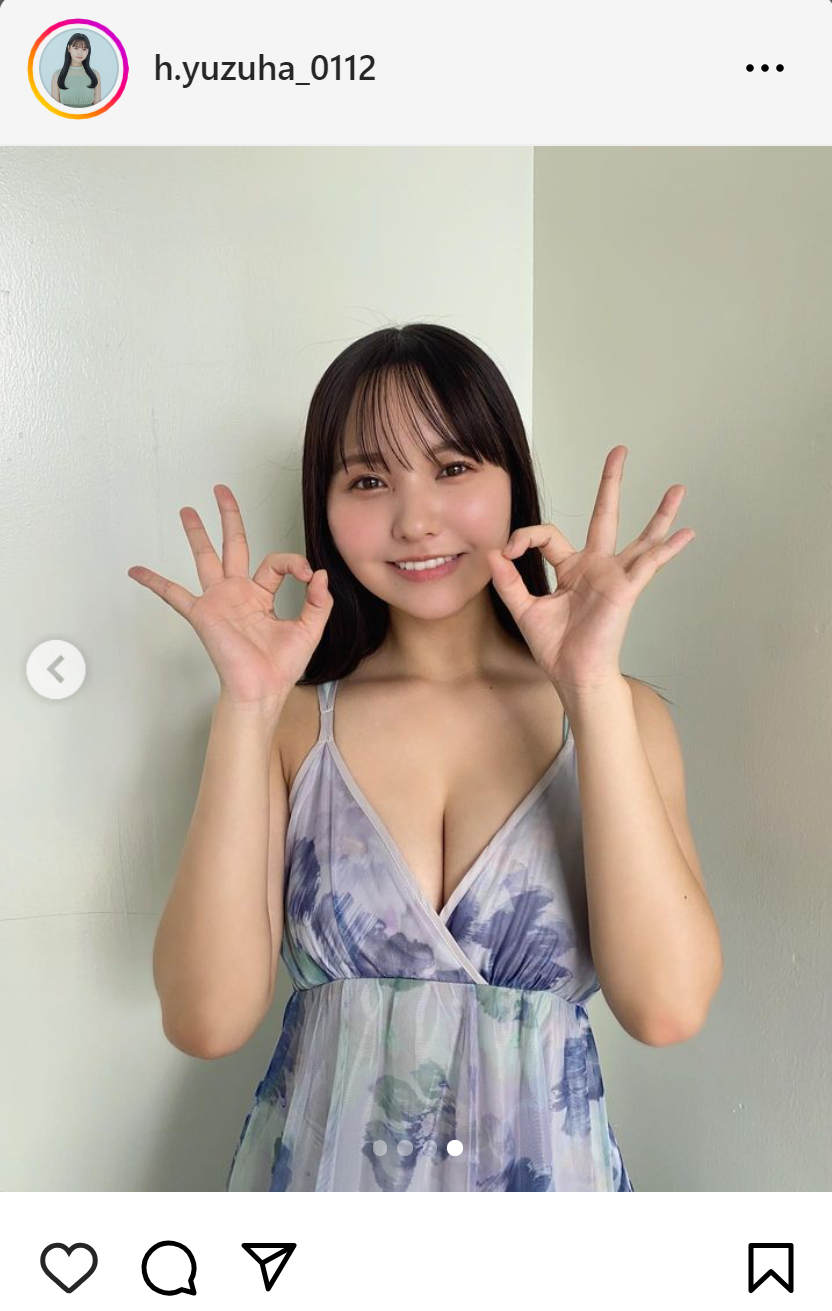 本郷柚巴のインスタグラムから