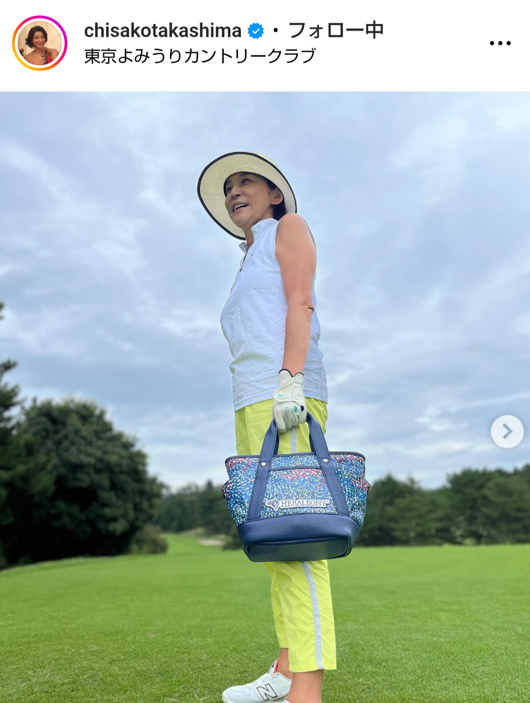 高嶋ちさ子のインスタグラムから